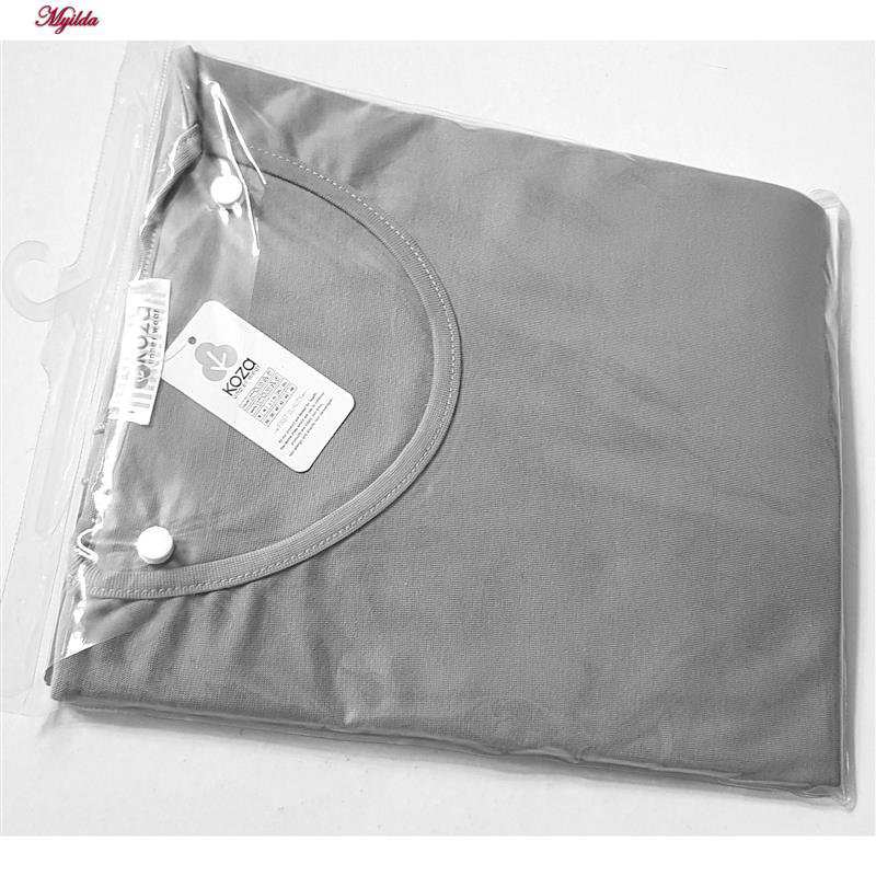 پیراهن یقه گرد زنانه رنگ طوسی کوزا مدل 9230 ماییلدا