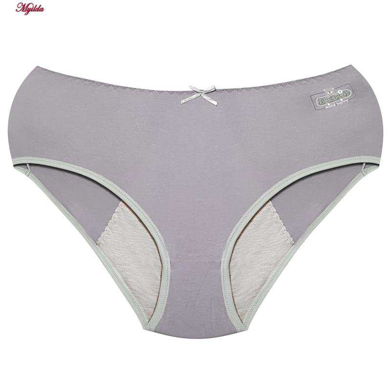 شورتکس زنانه مدل دولایه خرس و پاپیون رنگ بنفش ماییلدا کد 5257-1042