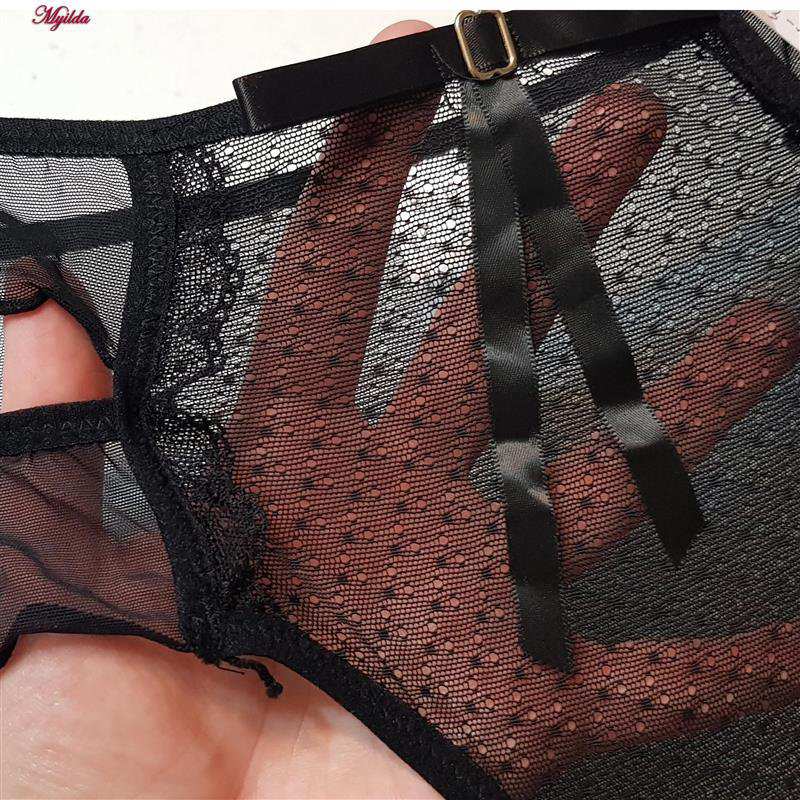 شورت زنانه مدل گیپور رنگ مشکی ماییلدا کد 5255-2250-4