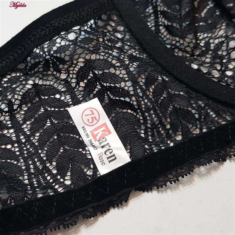 ست شورت و سوتین زنانه مدل فنردار هارنس رنگ مشکی کارنا رز کد 4873-2034 ماییلدا