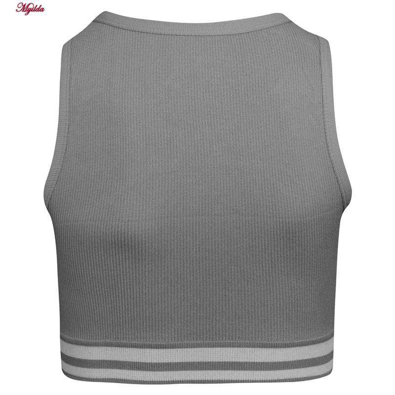 ست نیم تنه و شلوارک ورزشی زنانه مدل زیپ دار پشت چین دار رنگ طوسی ماییلدا کد 5243-8319