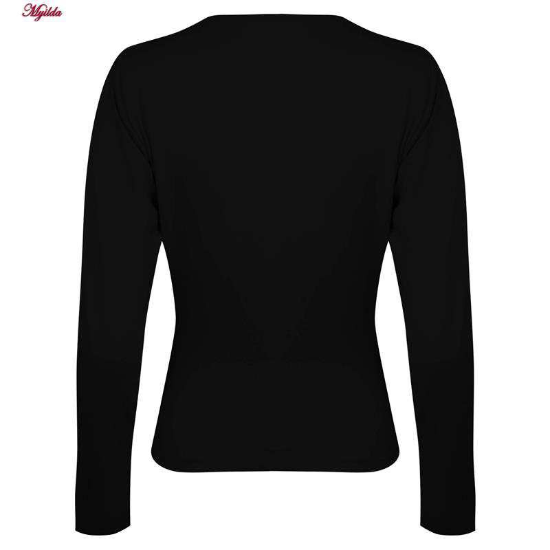 ست تی شرت و شلوارک ورزشی زنانه رنگ مشکی مدل 5223-697P ماییلدا