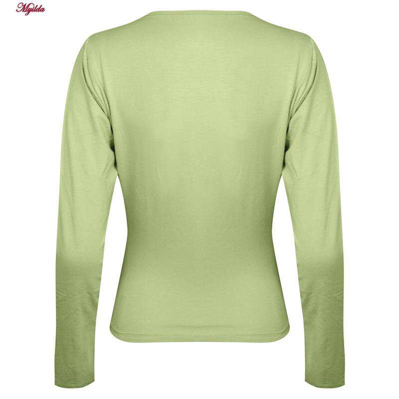 ست تی شرت و شلوارک ورزشی زنانه رنگ سبز مدل 5223-697P ماییلدا