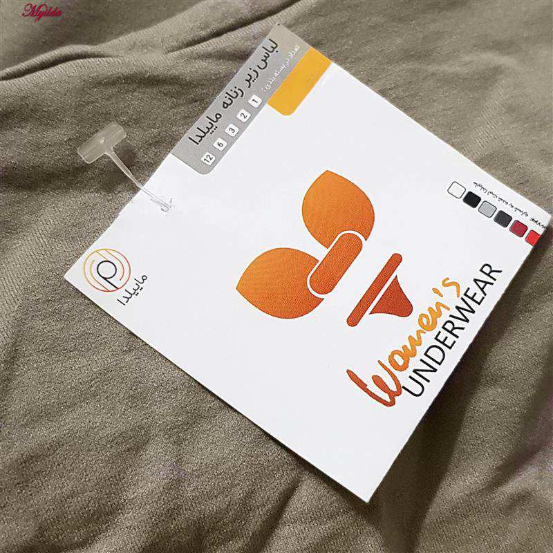 کراپتاپ زنانه رنگ خاکی ماییلدا کد 5202