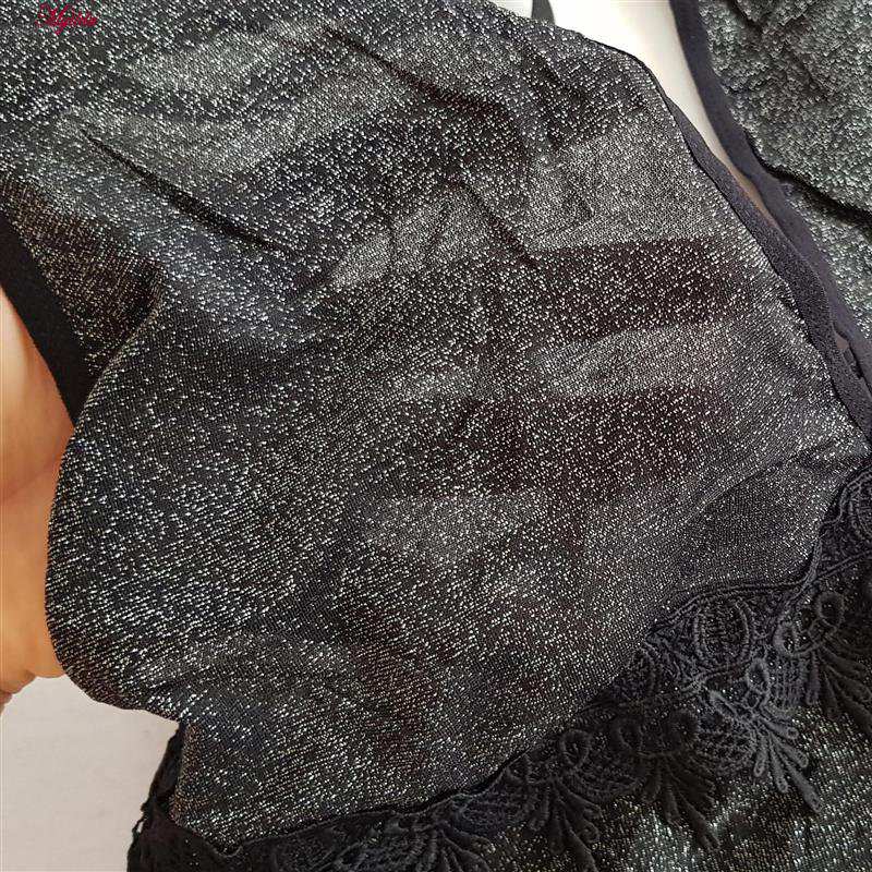 لباس خواب زنانه رنگ مشکی مدل 5244-2097 ماییلدا