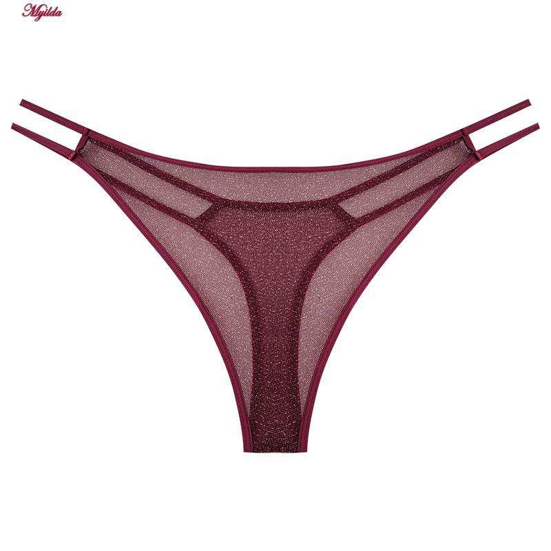 لباس خواب زنانه رنگ زرشکی مدل 5244-2097 ماییلدا