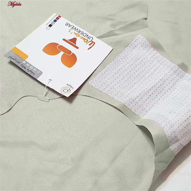 شورت زنانه مدل لیزری نازک رنگ سبز ماییلدا کد 5265-007