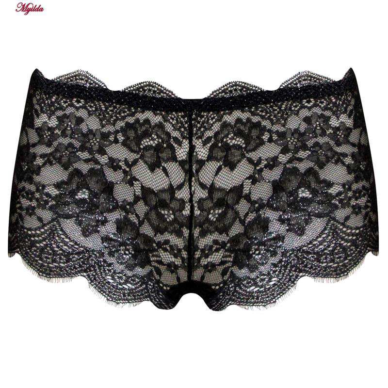 شورت زنانه مدل گیپوری رنگ مشکی ماریلین کد 5273-7220 ماییلدا
