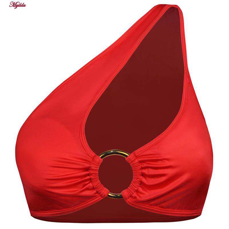 مایو دو تکهزنانه رنگ قرمز رونیا مدل 5237-10-04 ماییلدا