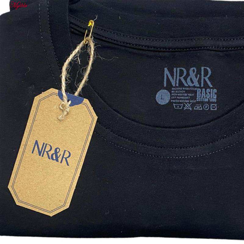 تی شرت مردانه اورسایز آستین کوتاه رنگ مشکی مدل B-NR and R 116 ماییلدا