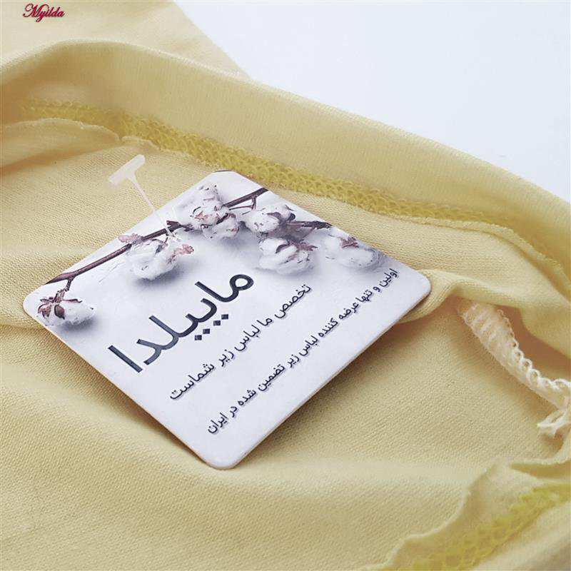 تاپ زنانه رنگ کرم ماییلدا مدل 4087