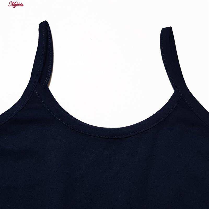 تاپ راحتی زنانه مدل پنبه ای رنگ سرمه ای برهان تن پوش کد 1021 ماییلدا