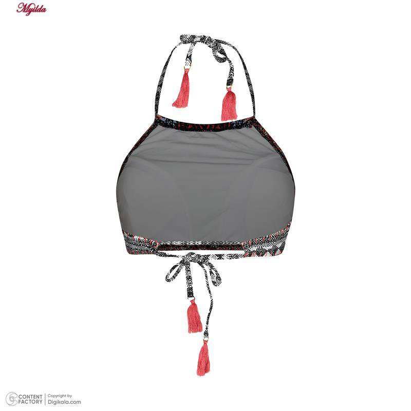 مایو 2 تکه دخترانه رنگ مشکی مدل 11008 ماییلدا