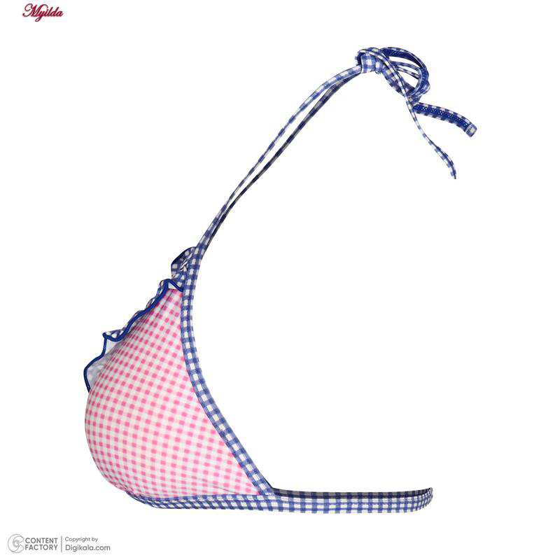 مایو 2 تکه دخترانه رنگ صورتی مدل 11013 ماییلدا