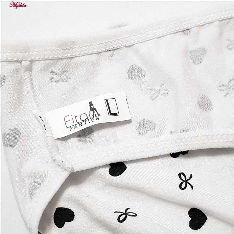 شورت زنانه مدل پنبه ای قلب و پاپیون رنگ سفید فیتن فرخ زادی کد 5177-9 ماییلدا