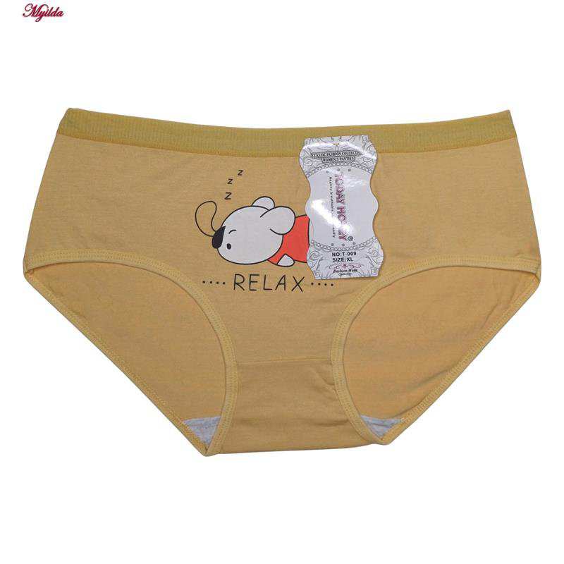 شورت زنانه مدل نخی طرح عروسکی relax بسته 5 عددی ماییلدا