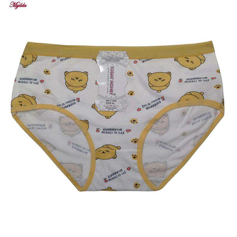 شورت زنانه مدل نخی طرح عروسکی relax بسته 5 عددی ماییلدا