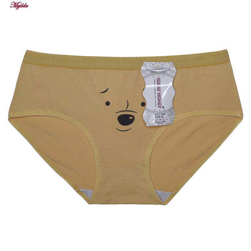 شورت زنانه مدل نخی طرح عروسکی relax بسته 5 عددی ماییلدا