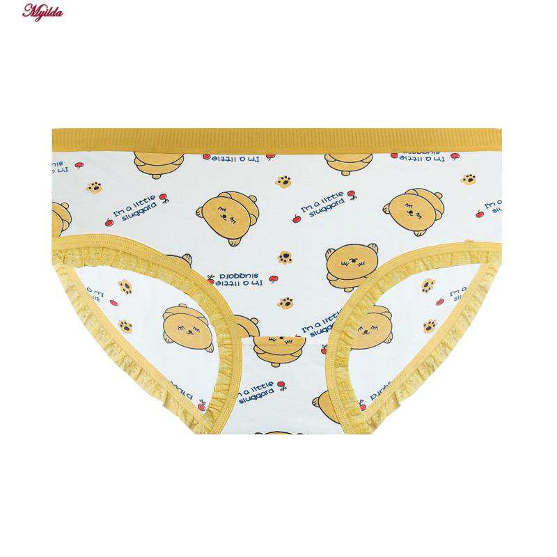 شورت زنانه مدل نخی وارداتی طرح عروسکی کد 202011 بسته 5 عددی ماییلدا