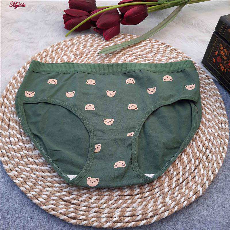 شورت زنانه طرح عروسکی تدی بسته 5 عددی ماییلدا