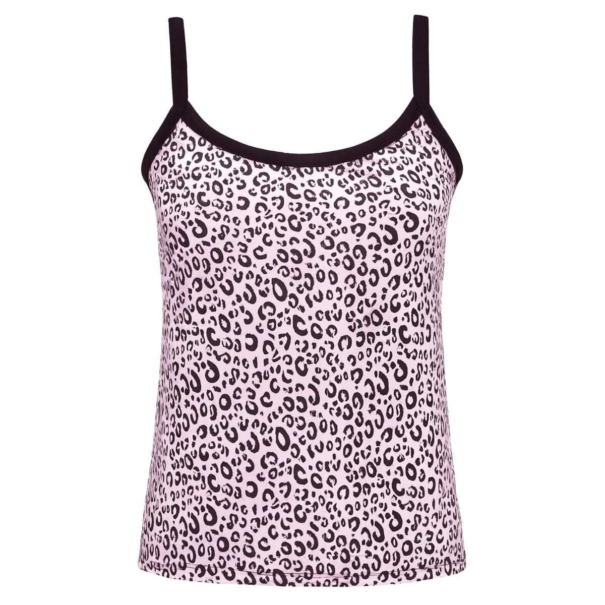 تاپ راحتی زنانه مدل پلنگی رنگ یاسی ماییلدا کد 5328-1