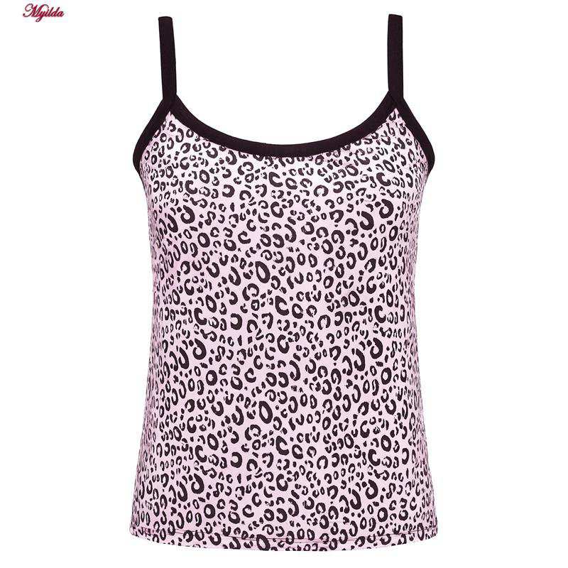 تاپ راحتی زنانه مدل پلنگی رنگ یاسی ماییلدا کد 5328-1