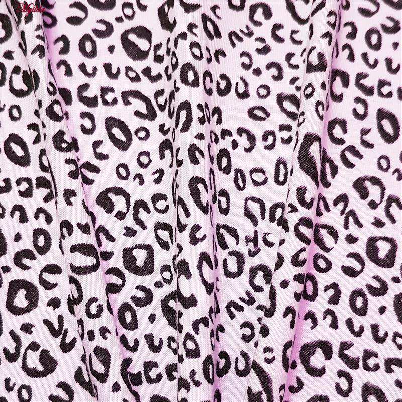 تاپ راحتی زنانه مدل پلنگی رنگ یاسی ماییلدا کد 5328-1