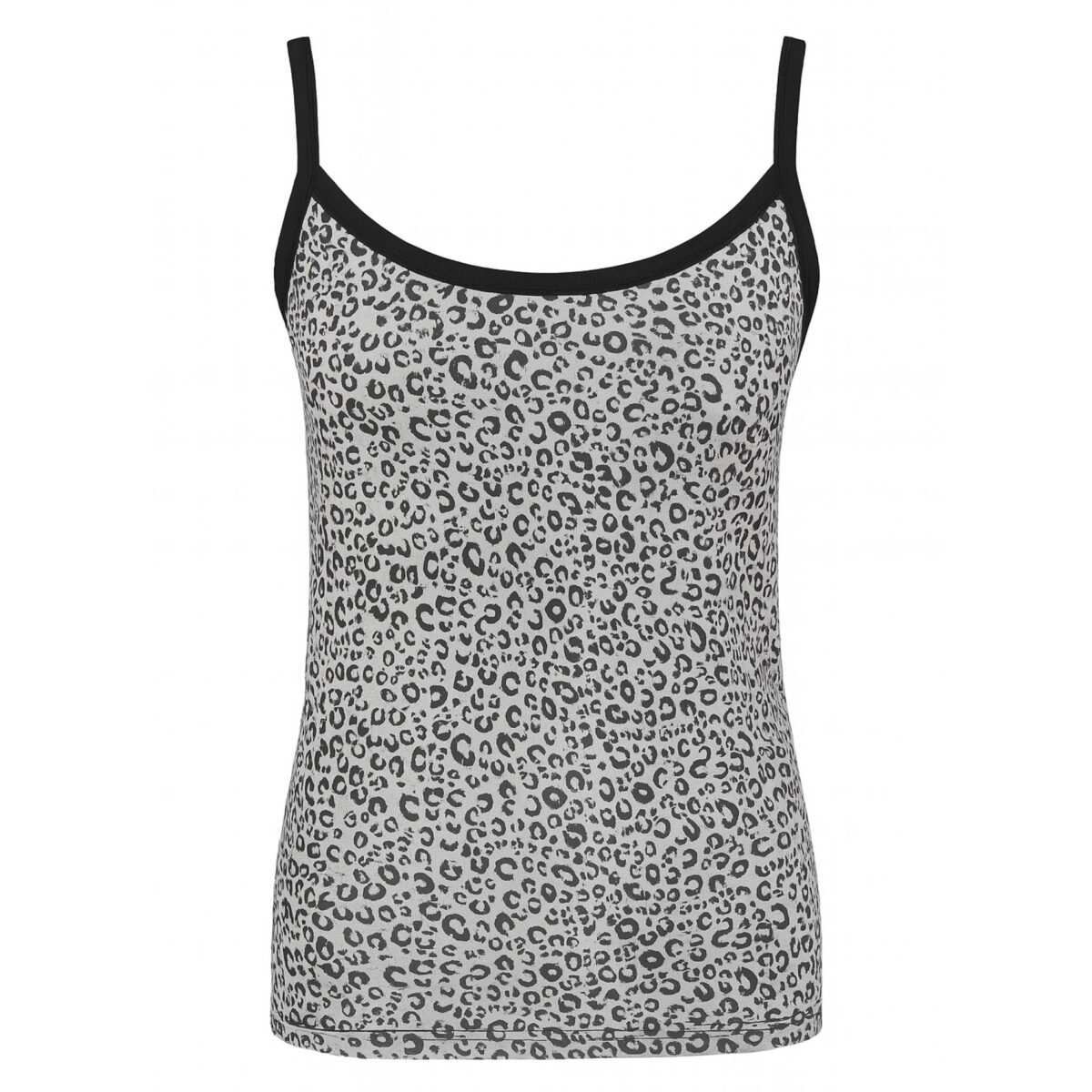 تاپ راحتی زنانه مدل پلنگی رنگ طوسی ماییلدا کد 5328-1