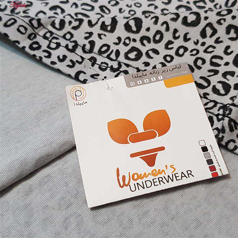 تاپ راحتی زنانه مدل پلنگی رنگ طوسی ماییلدا کد 5328-1