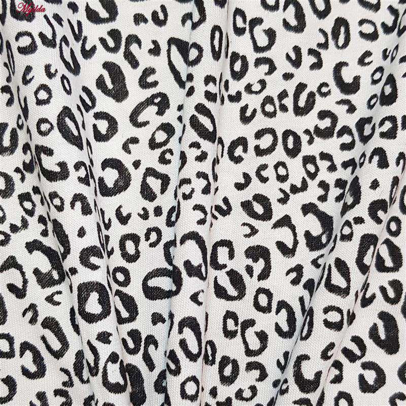 تاپ راحتی زنانه مدل پلنگی رنگ سفید ماییلدا کد 5328-1