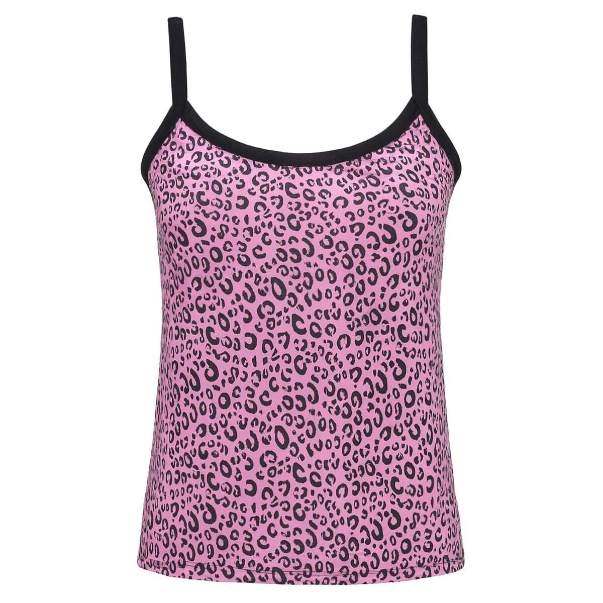 تاپ راحتی زنانه مدل پلنگی رنگ بنفش ماییلدا کد 5328-1