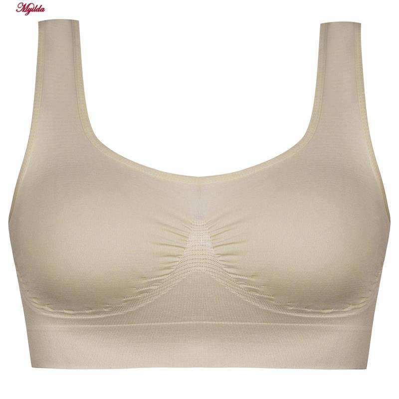 نیم تنه ورزشی زنانه رنگ کرم و مشکی ماییلدا مدل 5201-2 بسته 2 عددی