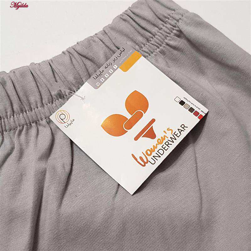 شلوارک راحتی زنانه مدل گربه رنگ طوسی ماییلدا کد 5325