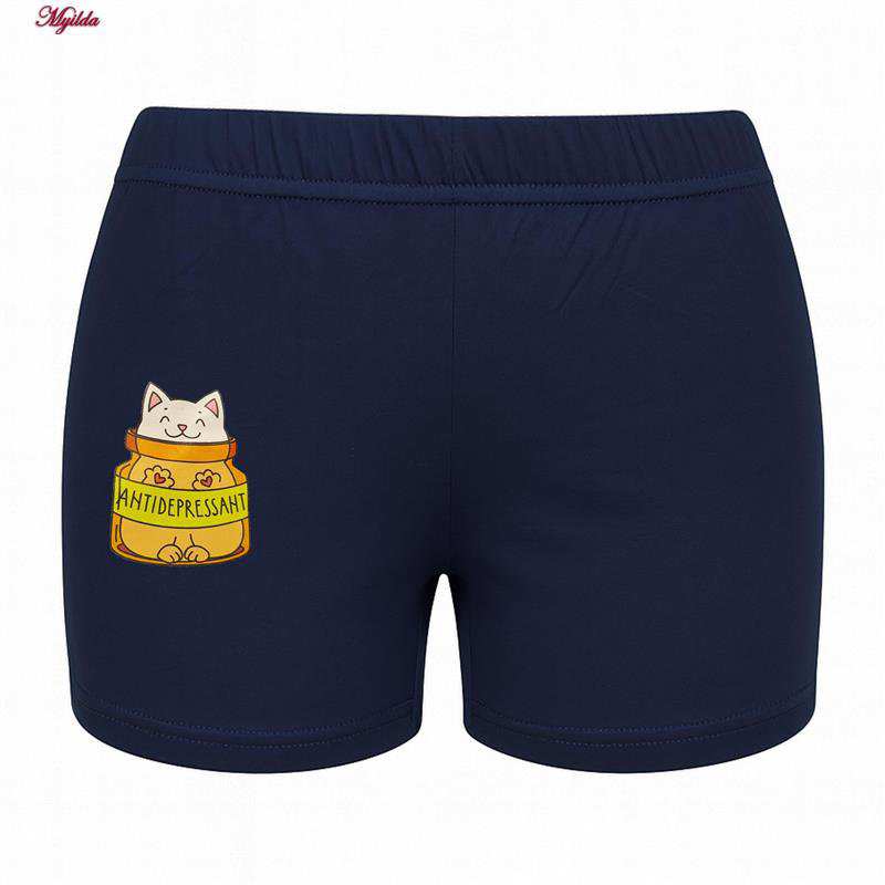 شلوارکراحتی زنانه مدل گربه رنگ سرمهای ماییلدا کد 5325