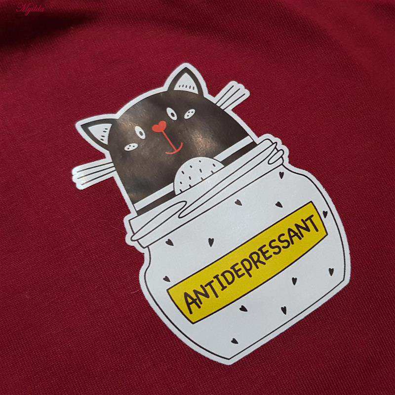 شلوارکراحتی زنانه مدل گربه رنگ زرشکی ماییلدا کد 5325