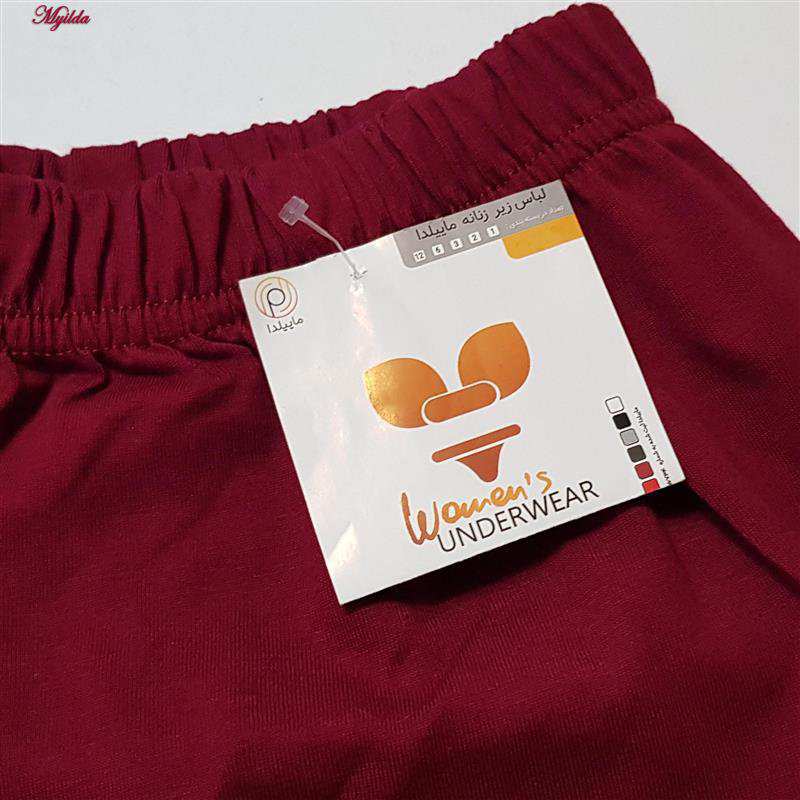 شلوارکراحتی زنانه مدل گربه رنگ زرشکی ماییلدا کد 5325