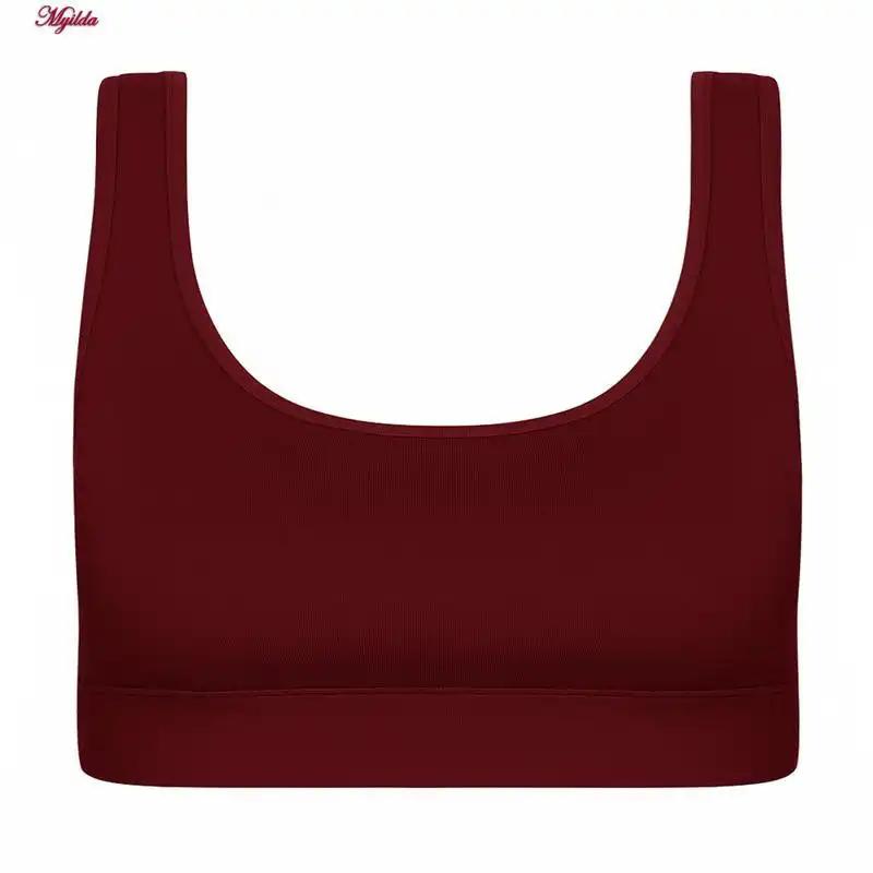 نیم تنه زنانه رنگ زرشکی ماییلدا مدل 5324