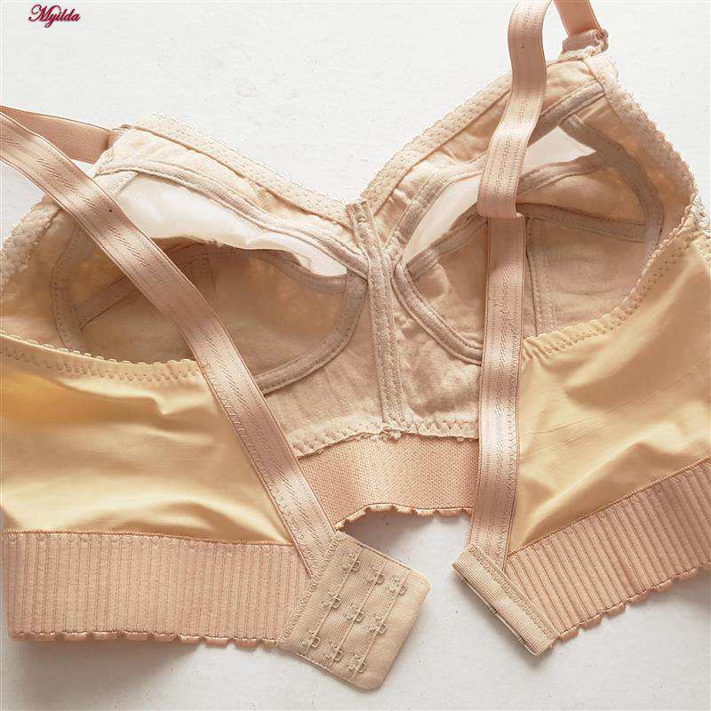 سوتین بدون فنر مدل کش پهن رنگ کرم ماییلدا کد 5058