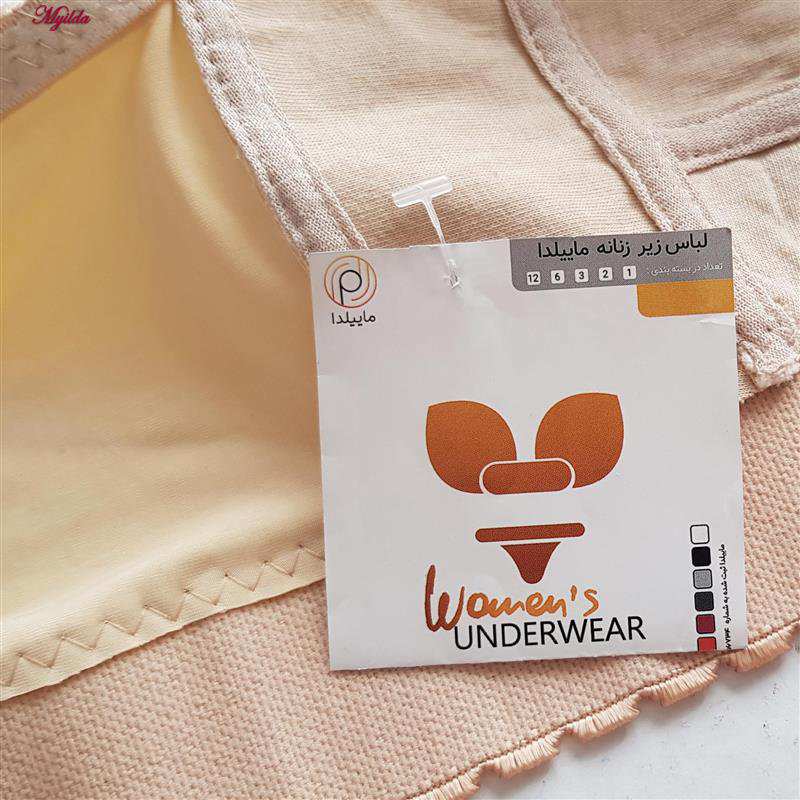 سوتین بدون فنر مدل کش پهن رنگ کرم ماییلدا کد 5058