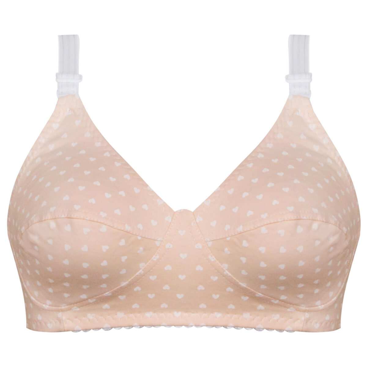 سوتین بدون فنر مدل قلبی رنگ گلبهی ماییلدا کد 5039