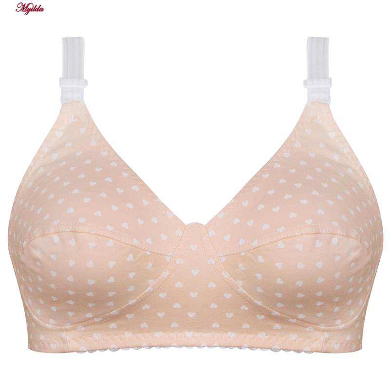 سوتین بدون فنر مدل قلبی رنگ گلبهی ماییلدا کد 5039