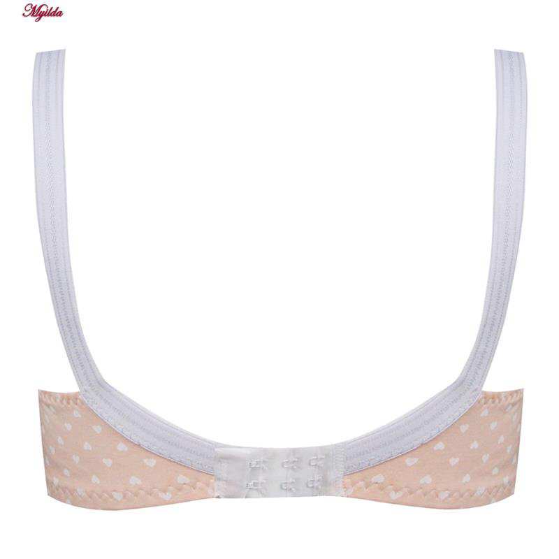 سوتین بدون فنر مدل قلبی رنگ گلبهی ماییلدا کد 5039