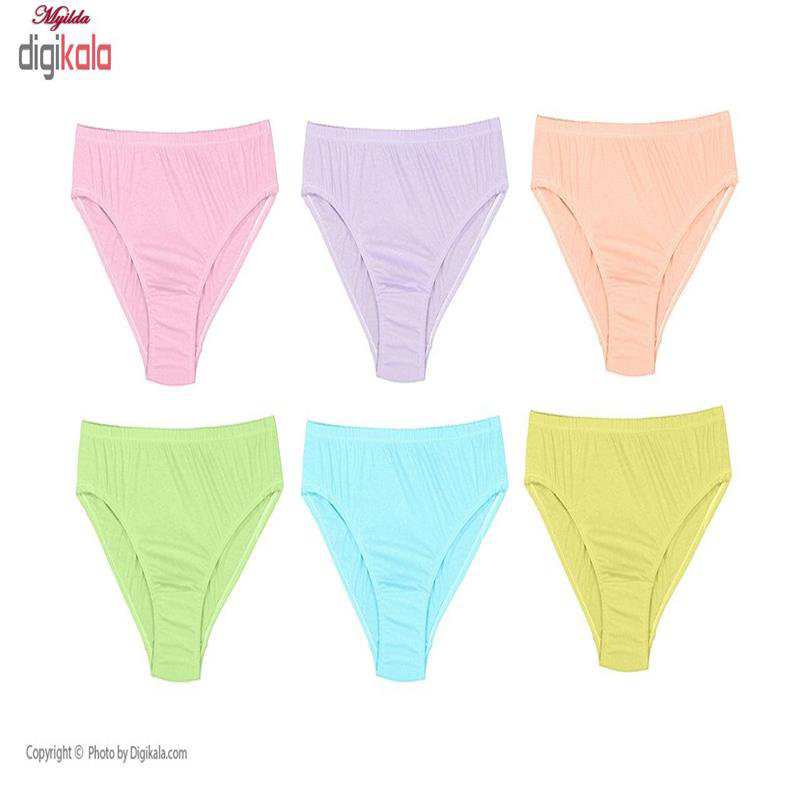 شورت زنانه کد 3001 بسته 6 عددی ماییلدا