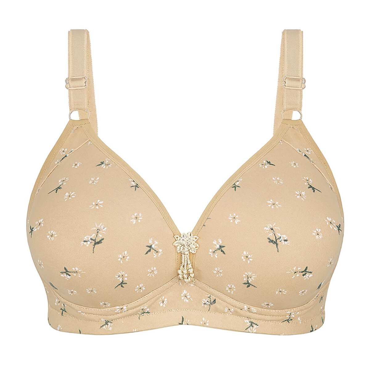 سوتین بدون فنر زنانه رنگ کرم ماییلدا کد 5348