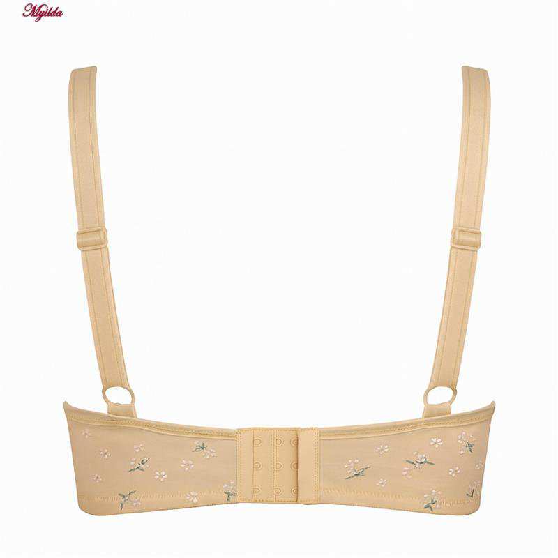 سوتین بدون فنر زنانه رنگ کرم ماییلدا کد 5348