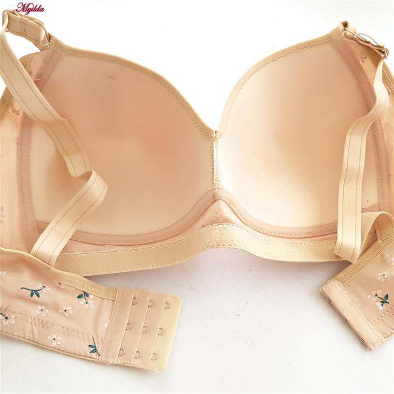 سوتین بدون فنر زنانه رنگ کرم ماییلدا کد 5348