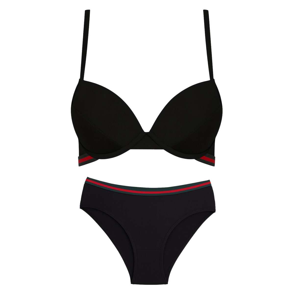 ست شورت و سوتین زنانه رنگ مشکی میسا مدل 5346-9030 ماییلدا