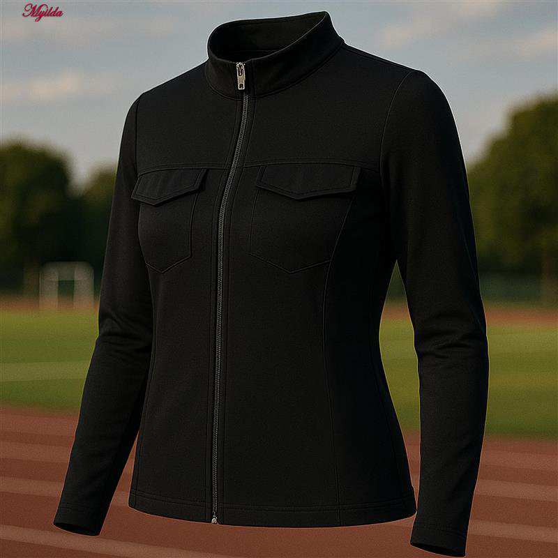 تی شرت آستین بلند ورزشی زنانه رنگ مشکی ماییلدا مدل 5345-713