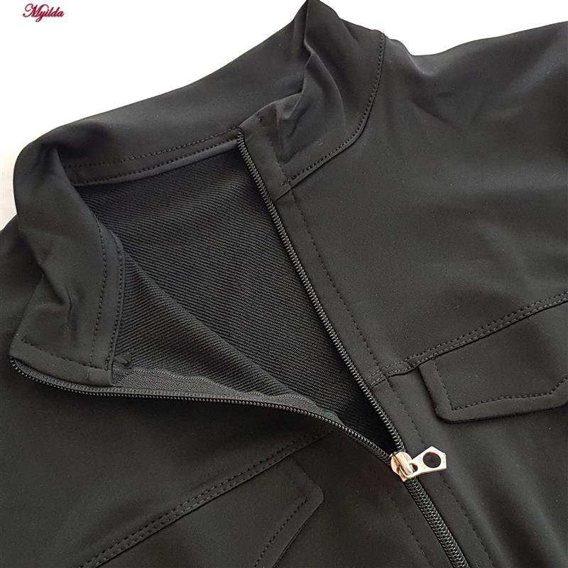 تی شرت آستین بلند ورزشی زنانه رنگ مشکی ماییلدا مدل 5345-713