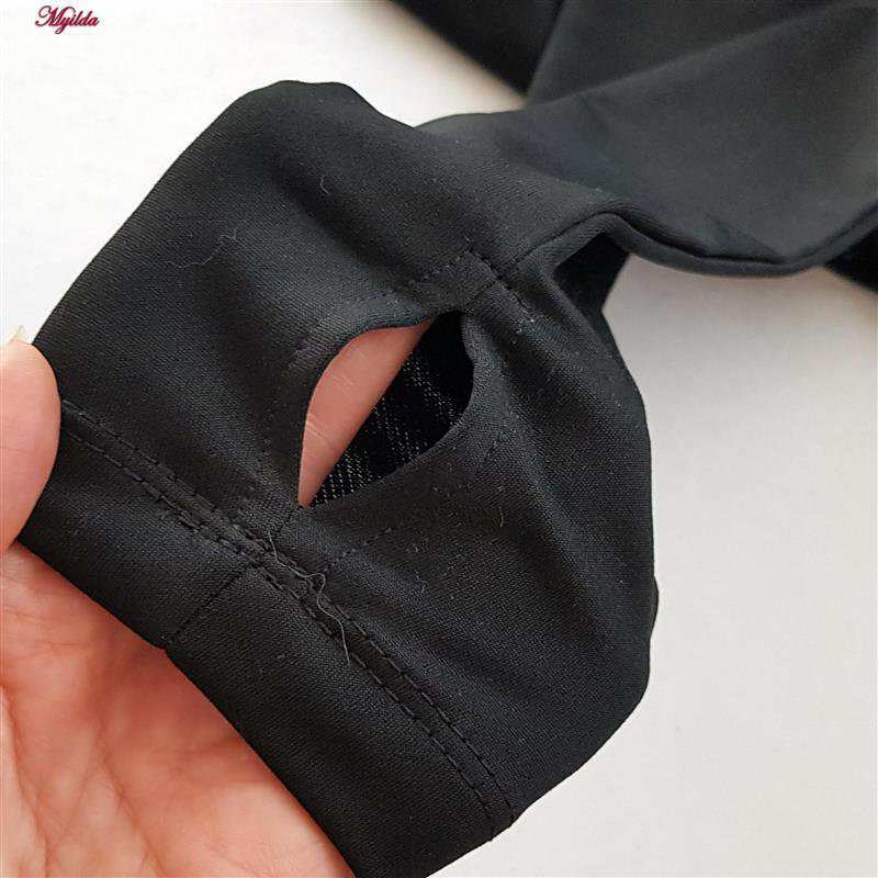 تی شرت آستین بلند ورزشی زنانه رنگ مشکی ماییلدا مدل 5345-713